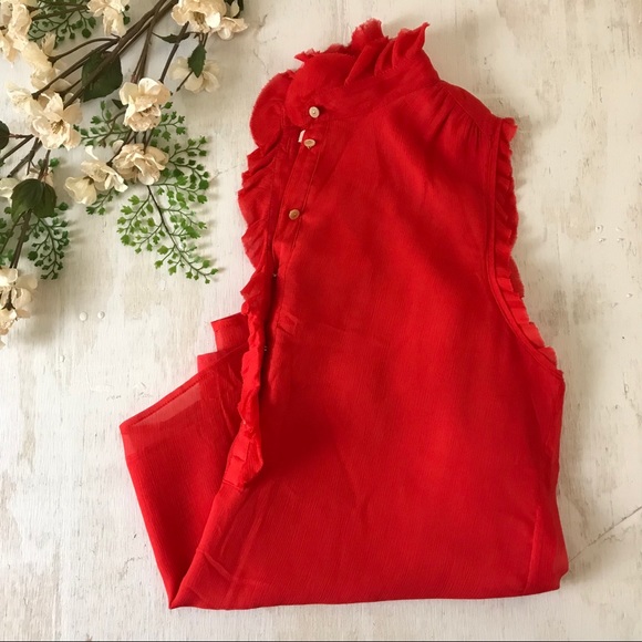J. Crew Tops - J Crew Silk Sleeveless Top Size 14 NWT